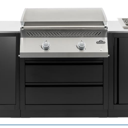 Napoleon 32-inch Griddle Modular Outdoor Kitchen with Infrared Side Burner Modular Outdoor Kitchens Napoleon