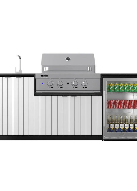 Euro Outdoor Kitchen OXFORD | 2.23 Metres Backyard Kitchens Euro