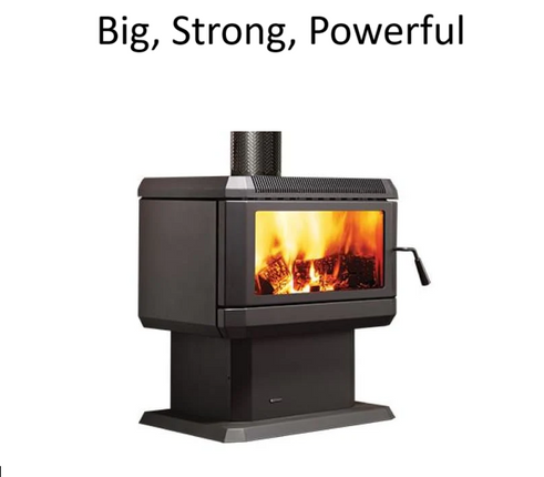 Regency Hume - Heats up to 320m² Wood Heater Regency