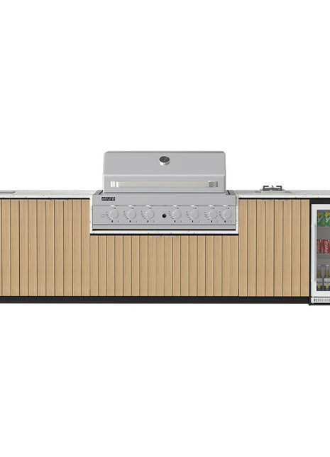 Euro Outdoor Kitchen ROMA - 3.77 metres Backyard Kitchens Euro