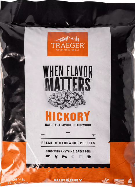 HICKORY PELLETS Barbecue Fuel Traeger