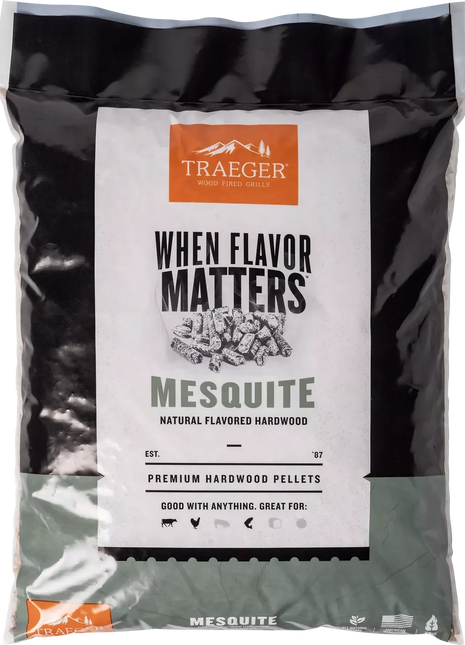 MESQUITE PELLETS Barbecue Fuel Traeger