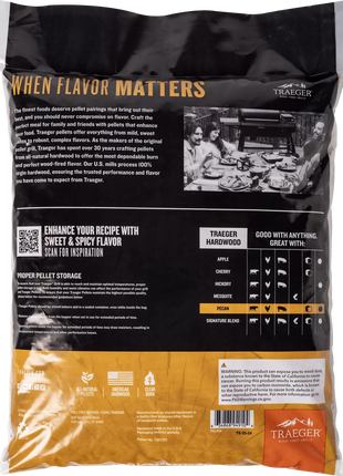 PECAN PELLETS Barbecue Fuel Traeger