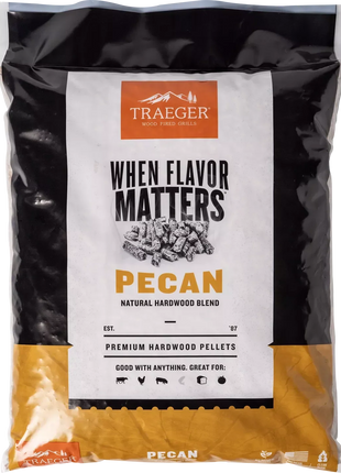 PECAN PELLETS Barbecue Fuel Traeger