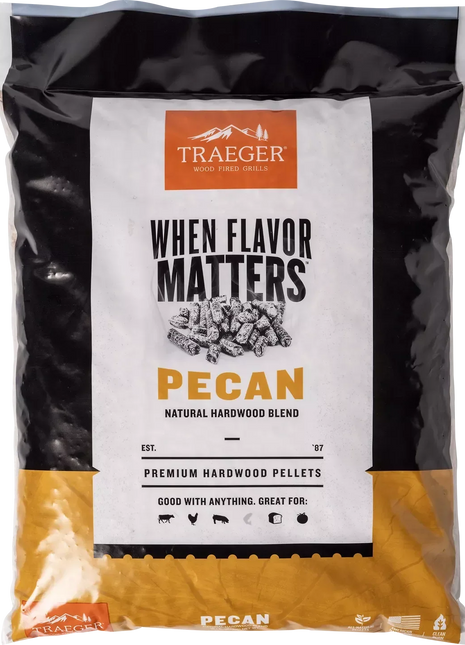 PECAN PELLETS Barbecue Fuel Traeger
