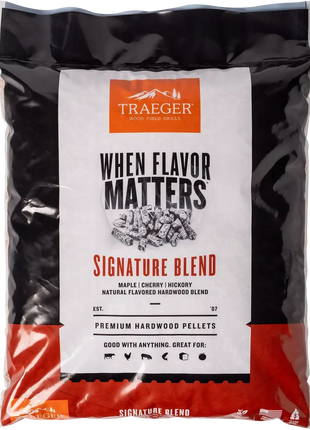 SIGNATURE BLEND PELLETS Barbecue Fuel Traeger