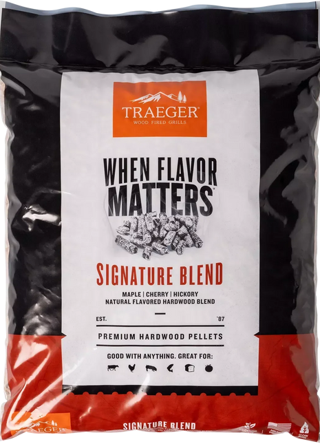 SIGNATURE BLEND PELLETS Barbecue Fuel Traeger