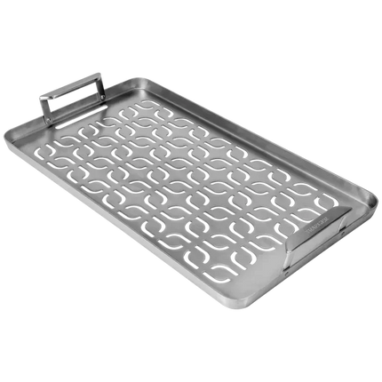 Traeger ModiFIRE Fish & Veggie Stainless Steel Grill Tray Accessories for Barbeques Traeger