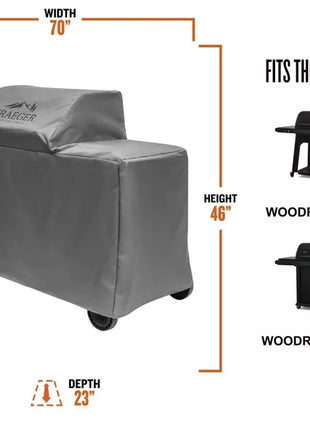 WOODRIDGE™ PRO FULL-LENGTH GRILL COVER Accessories for Barbeques Traeger