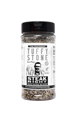 Tuffy Stone "Steak Night" Prime Seasoning BBQ Rubs and Sauces The Que Club