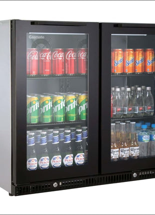 Gasmate Nova MK2 Two Door Bar Fridge - 187L (Model BFR2088) for Outdoor Use Backyard Kitchens Gasmate
