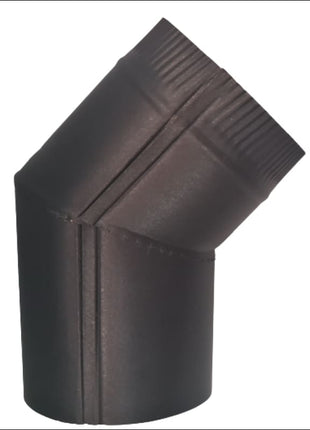 6 Inch 45 Degree Elbow | Metallic Black Accessories for Heaters Masport Heating   