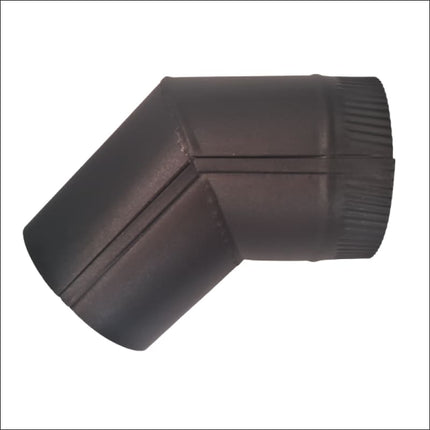6 Inch 45 Degree Elbow | Metallic Black Accessories for Heaters Masport Heating   