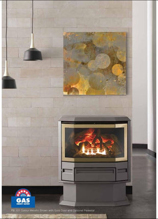Archer Free Standing Heater | Rear Flue | FS100 Gas Log Fire Archer