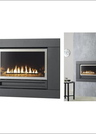 Archer Gas Log Fire | IS700 | Charcoal Finish Gas Log Fire Archer
