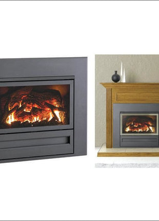 Archer Gas Log Fire | IS700 | Charcoal Finish Gas Log Fire Archer