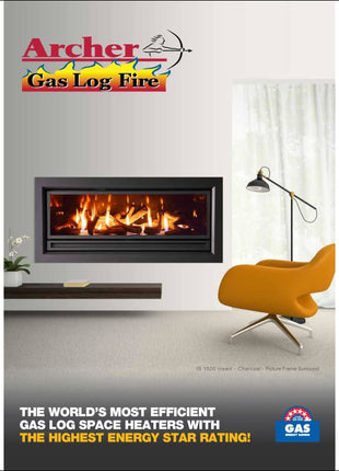 Archer Landscape Heaters | Linear IS1200 Gas Log Fire Archer