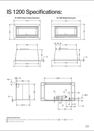 Archer Landscape Heaters | Linear IS1200 Gas Log Fire Archer