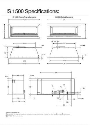 Archer Landscape Heaters | Linear IS1500 Gas Log Fire Archer