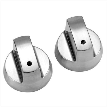 BBQ Knobs - Chrome look - Silver Spare Parts for Barbeques Gasmate   
