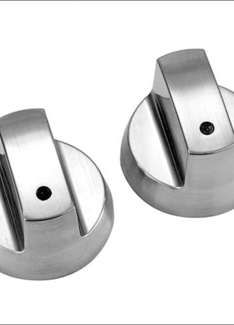 BBQ Knobs - Chrome look - Silver Spare Parts for Barbeques Gasmate   