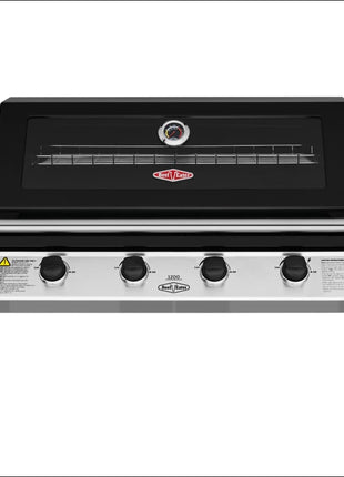 BeefEater 1200 Series 4 burner built In BBQ | black enamel Inbuilt Barbecues BeefEater Barbecues   