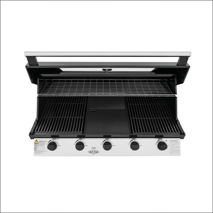 BeefEater 1200 Series 5 burner built In BBQ | black enamel Inbuilt Barbecues BeefEater Barbecues   