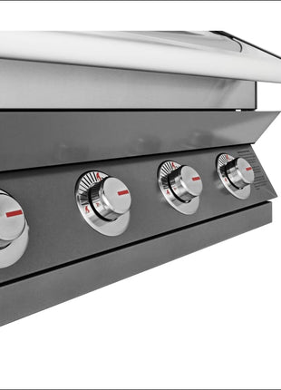 BeefEater 1600 Series 4 burner built In BBQ | dark Inbuilt Barbecues BeefEater Barbecues   