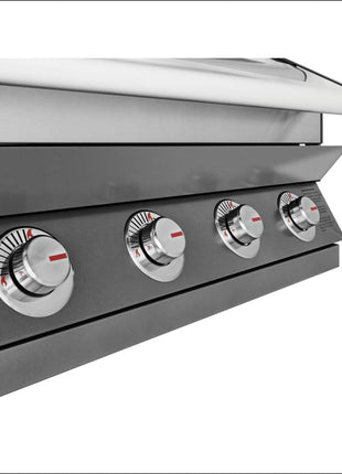BeefEater 1600 Series 5 burner built In BBQ | dark Inbuilt Barbecues BeefEater Barbecues   