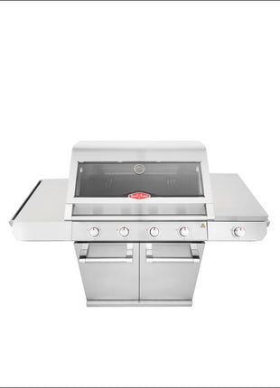 7000 Classic 4 burner BBQ | side burner & trolley | stainless steel Gas Barbecues BeefEater Barbecues   