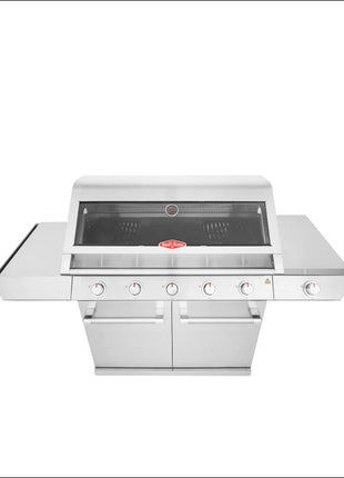 BEEFEATER 7000 Classic 5 burner BBQ | side burner & trolley | stainless steel Gas Barbecues BeefEater Barbecues   
