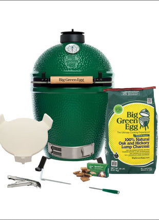 Large Big Green Egg Built-In Bundle Charcoal Barbecues Big Green Egg - BGE   