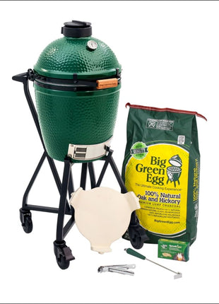 Medium Big Green Egg in an intEGGrated Nest+Handler Package Charcoal Barbecues Big Green Egg - BGE   