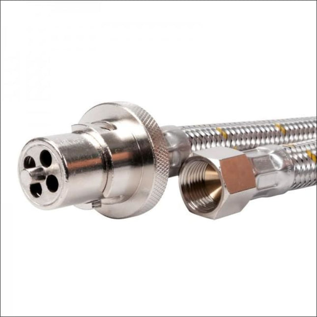 Companion Stainless Steel Braided LP Gas Hose 300cm Accessories for Barbeques Companion   