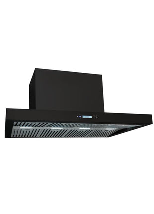 Euro | 120cm Alfresco Canopy Rangehood (Black) Backyard Kitchens Euro   