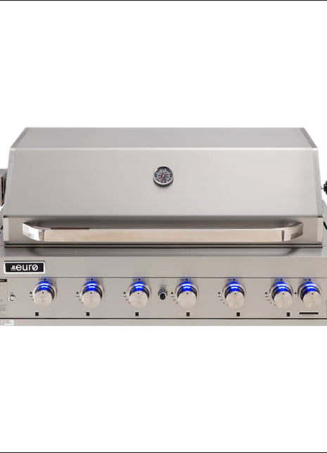 Euro | 6 Burner Built-In BBQ + Hood Backyard Kitchens Euro   