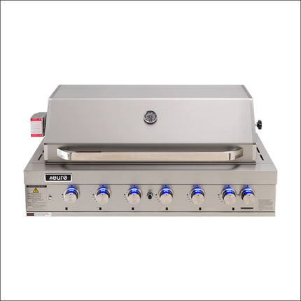 Euro | 6 Burner Built-In BBQ + Hood Backyard Kitchens Euro   