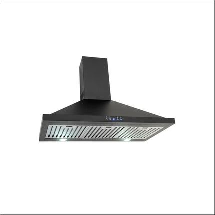 Euro | 90cm Alfresco Canopy Rangehood (Black) Backyard Kitchens Euro   