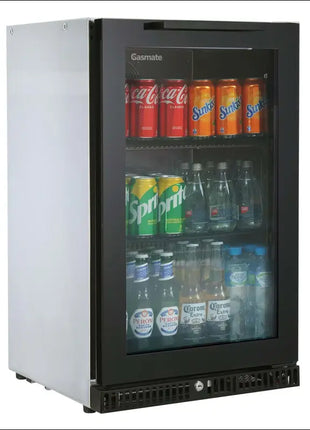 Gasmate Nova Premium One Door Bar Fridge - 97L (Model BFR1088) for Outdoor Use Backyard Kitchens Gasmate