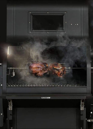 Rotisserie Kit LEDGE / DB Accessories for Barbeques Green Mountain Grills GMG   