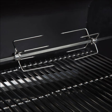 Rotisserie Kit PEAK / JB Accessories for Barbeques Green Mountain Grills GMG   