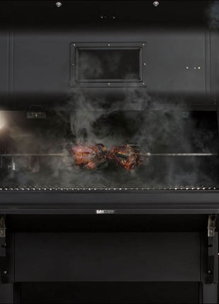 Rotisserie Kit PEAK / JB Accessories for Barbeques Green Mountain Grills GMG   