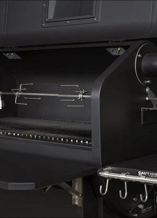 Rotisserie Kit PEAK / JB Accessories for Barbeques Green Mountain Grills GMG   