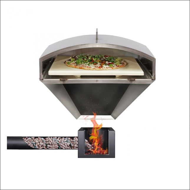 Wood-Fired Pizza Oven Large Accessories for Barbeques Green Mountain Grills GMG   