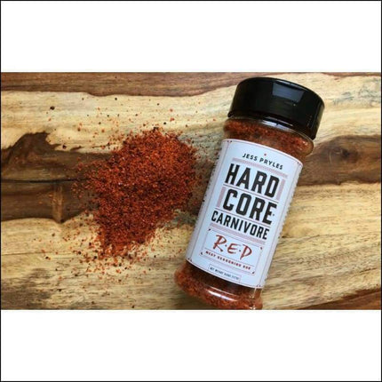Hardcore Carnivore Red BBQ Rubs and Sauces The Que Club   