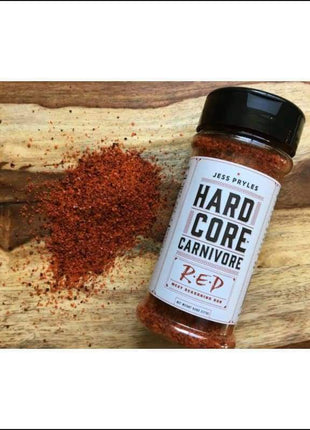 Hardcore Carnivore Red BBQ Rubs and Sauces The Que Club   