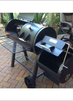Hark Texas Pro Pit Offset Smoker BBQ Smokers and Pellet Grills Hark   