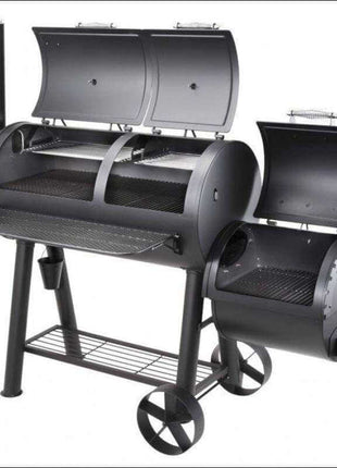 Hark Texas Pro Pit Offset Smoker BBQ Smokers and Pellet Grills Hark   