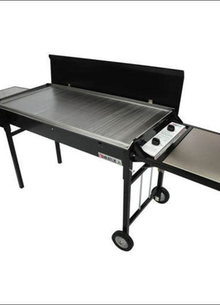 Heatlie 700 Powder Coated | MOBILE Flat Plate BBQ with lid Gas Barbecues Heatlie