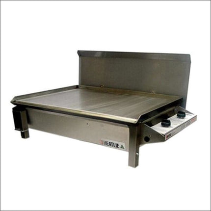 Heatlie 700 Stainless Steel | INBUILT flat plate BBQ with lid Gas Barbecues Heatlie   